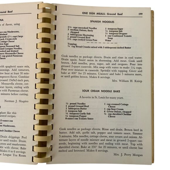 The Saint Louis Cookbook Bicentennial Ed Spiral Bound 1964 Womens Association - Picture 10 of 12